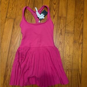 Fabletics Pink Pleated Dress